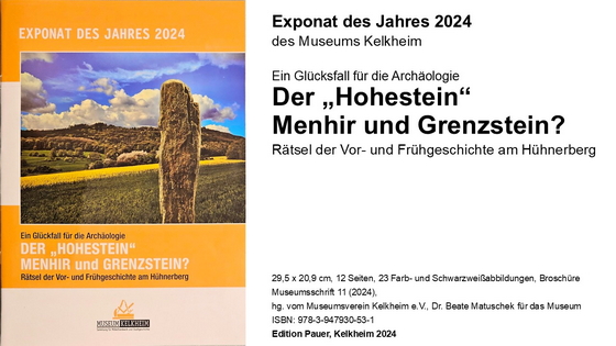 2024VeröffentlichungMuseumKelkheimExponatdesJahresMenhir