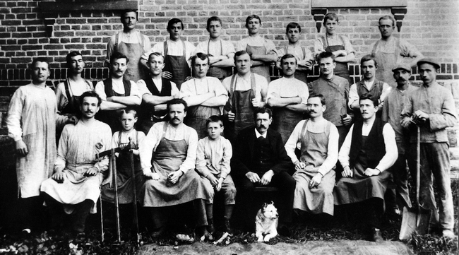 Belegschaft Firma Wilhelm Dichmann 1897