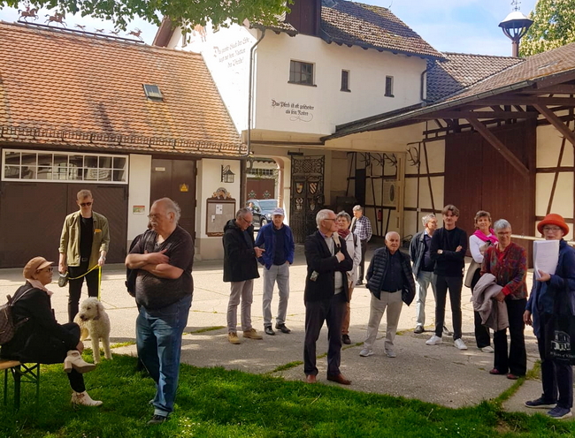 Führung Rettershof für St.Fons Gäste mit MBopp 27.04.2025 2