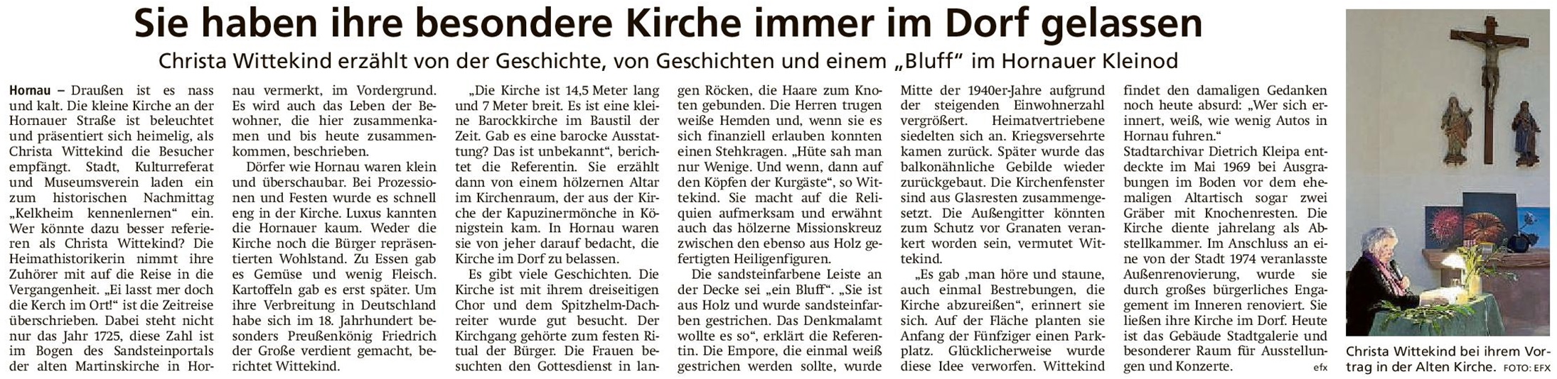 2023.12.04 HK Vortrag über die Alte Kirche Hornau von Christa Wittekind