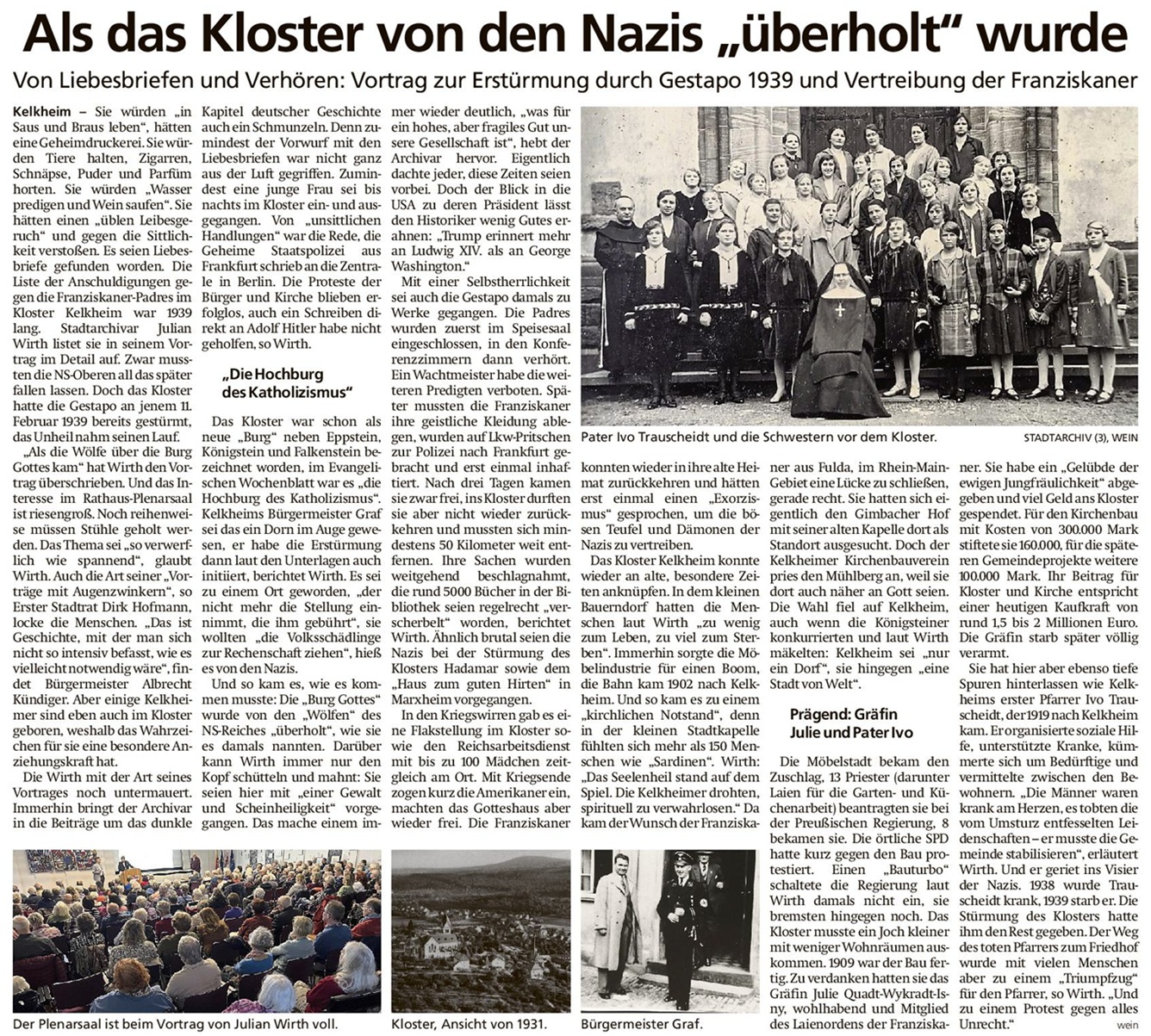 2026.04.07 HK Vortrag über die Erstürmung des Franziskanerklosters 1939 durch die Nazis